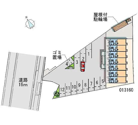 ★手数料０円★高砂市米田町米田　月極駐車場（LP）